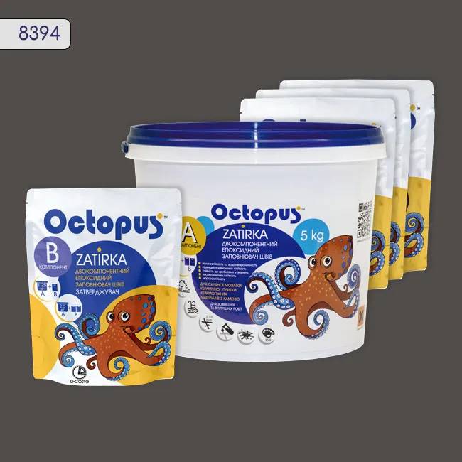 Эпоксидная затирка Octopus Zatirka 5,00 кг цвет 8394 (8394-5) - 233435