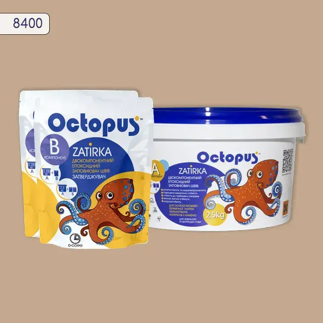 Эпоксидная затирка Octopus Zatirka 2,50 кг цвет 8400 (8400-2) - 233468