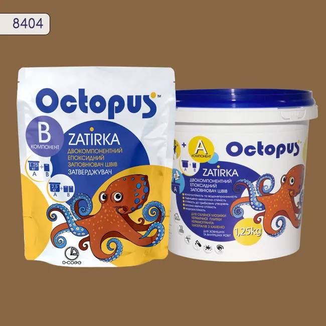 Епоксидна затирка Octopus Zatirka 1,25 кг колір 8404 (8404-1) - 233492