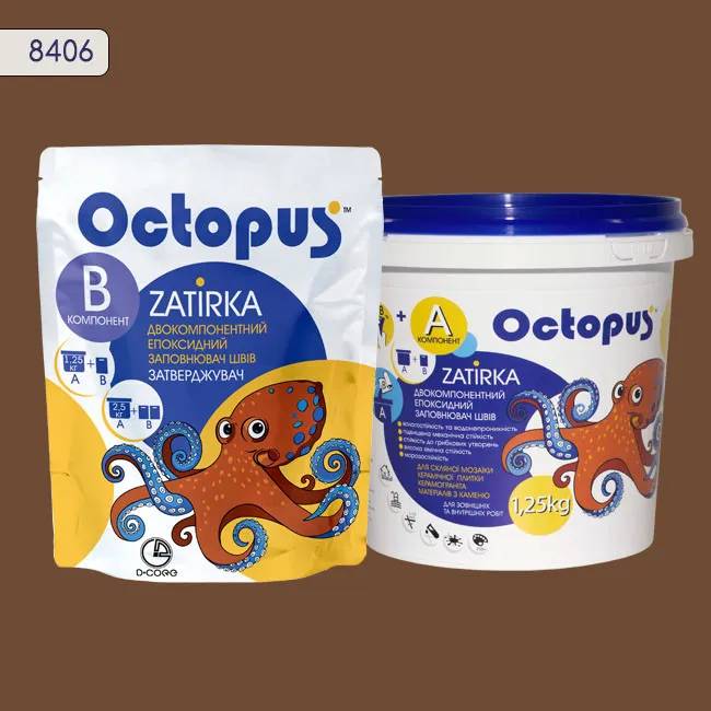 Эпоксидная затирка Octopus Zatirka 1,25 кг цвет 8406 (8406-1) - 233501