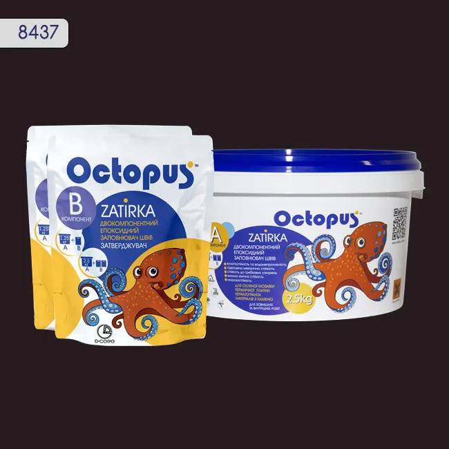 Епоксидна затирка Octopus Zatirka 2,50 кг колір 8437 (8437-2) - 233639