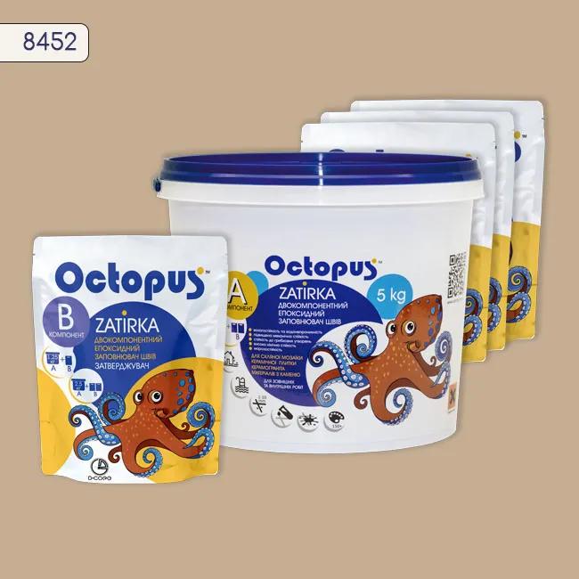 Епоксидна затирка Octopus Zatirka 5,00 кг колір 8452 (8452-5) - 233669
