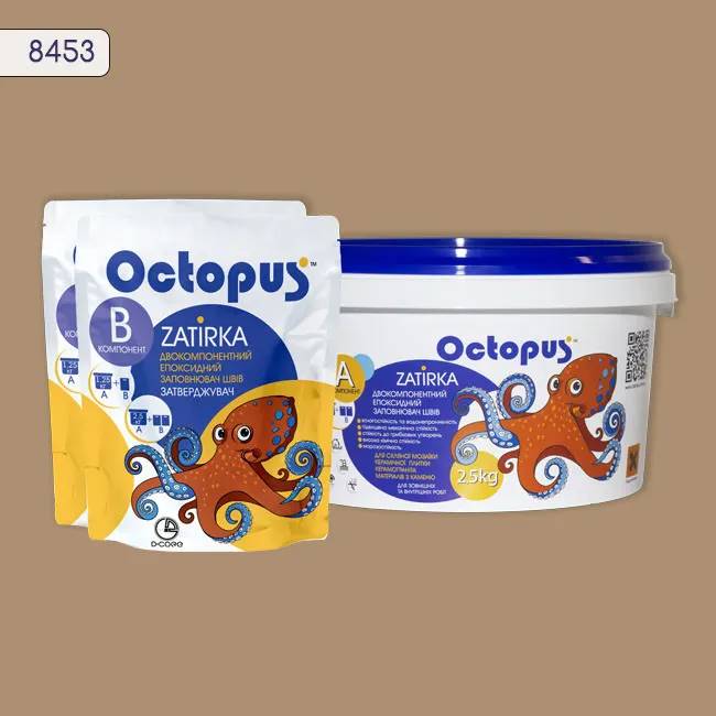 Епоксидна затирка Octopus Zatirka 2,50 кг колір 8453 (8453-2) - 233675