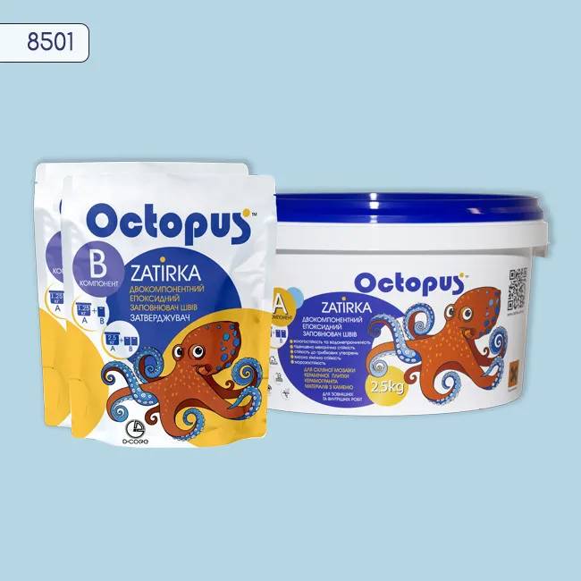 Епоксидна затирка Octopus Zatirka 2,50 кг колір 8501 (8501-2) - 233720