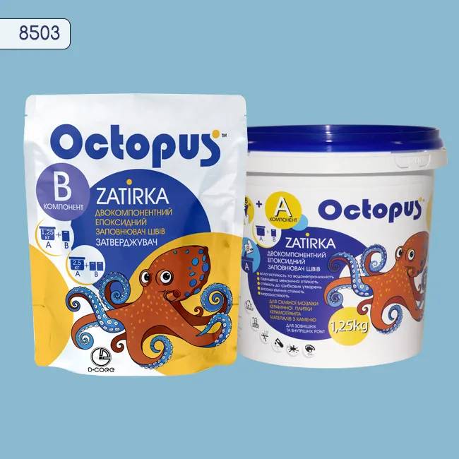Епоксидна затирка Octopus Zatirka 1,25 кг колір 8503 (8503-1) - 233735