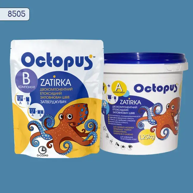 Эпоксидная затирка Octopus Zatirka 1,25 кг цвет 8505 (8505-1) - 233744