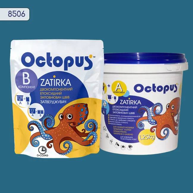 Епоксидна затирка Octopus Zatirka 1,25 кг колір 8506 (8506-1) - 233753