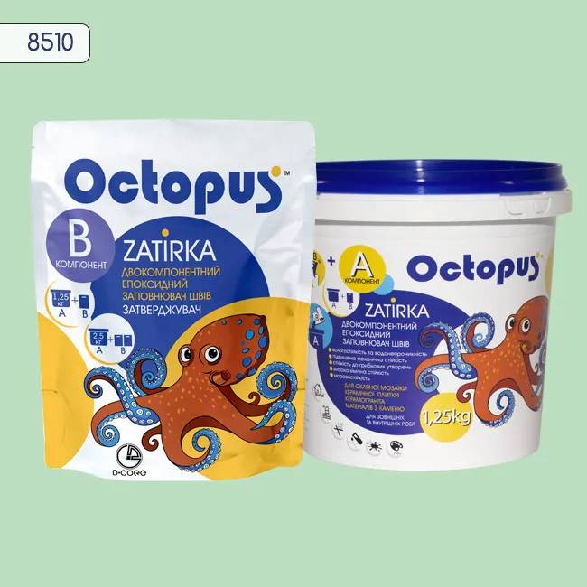 Епоксидна затирка Octopus Zatirka 1,25 кг колір 8510 (8510-1) - 233771