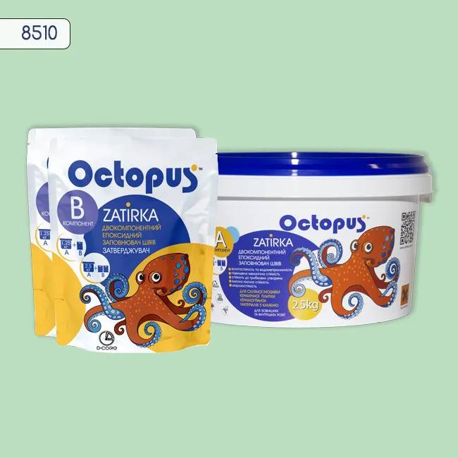 Епоксидна затирка Octopus Zatirka 2,50 кг колір 8510 (8510-2) - 233774