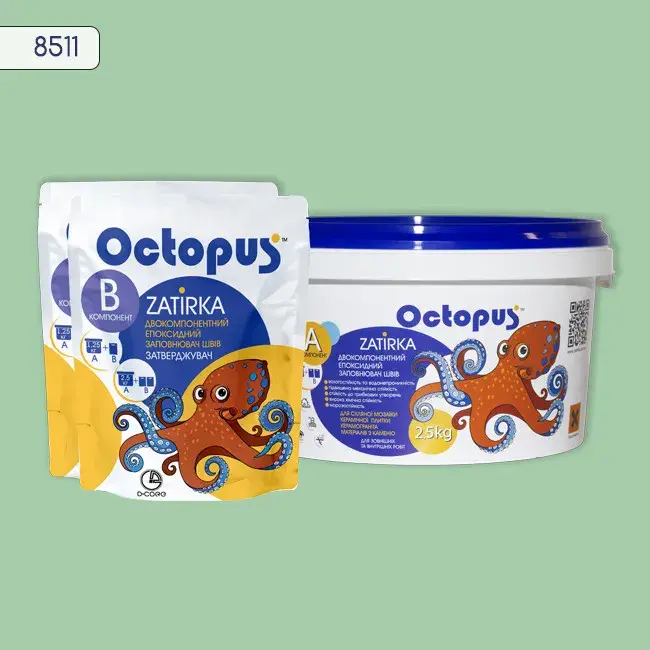 Эпоксидная затирка Octopus Zatirka 2,50 кг цвет 8511 (8511-2) - 233783