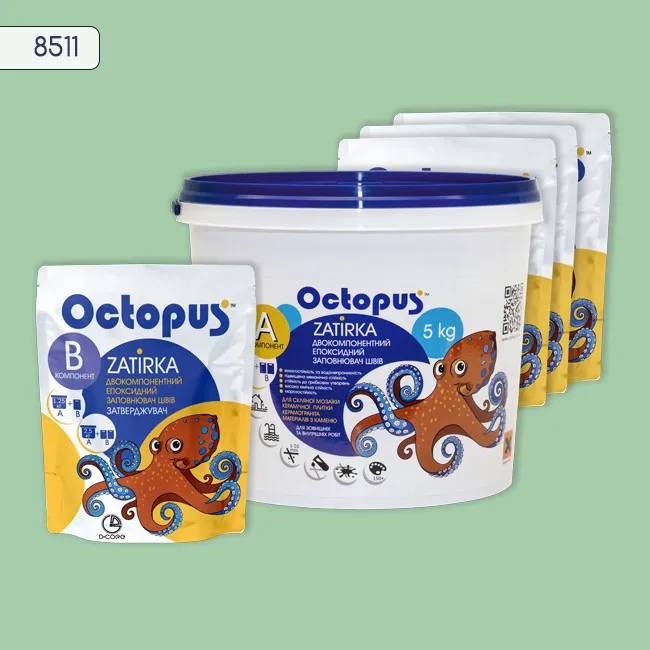 Епоксидна затирка Octopus Zatirka 5,00 кг колір 8511 (8511-5) - 233786