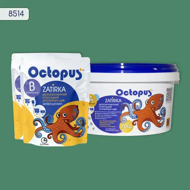 Эпоксидная затирка Octopus Zatirka 2,50 кг цвет 8514 (8514-2) - 233801