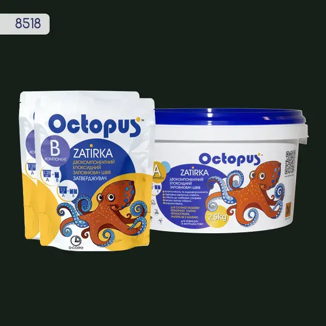 Эпоксидная затирка Octopus Zatirka 2,50 кг цвет 8518 (8518-2) - 233828