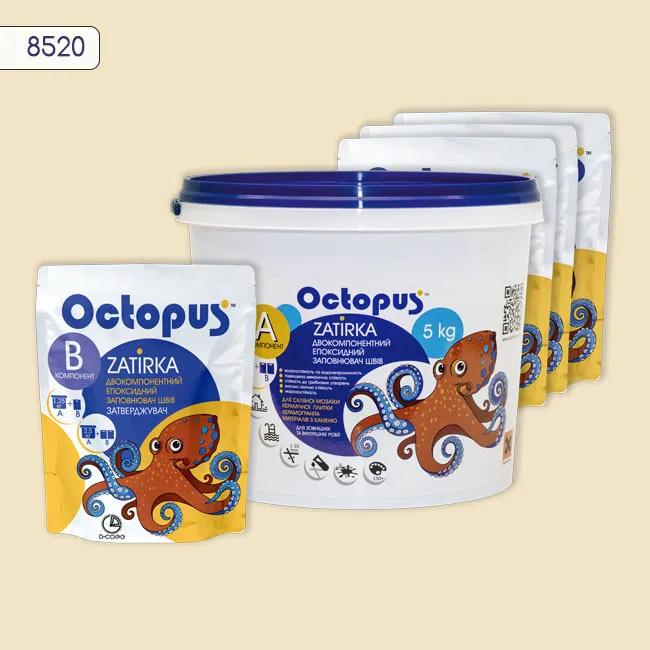 Эпоксидная затирка Octopus Zatirka 5,00 кг цвет 8520 (8520-5) - 233840