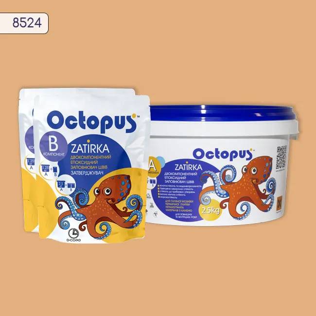 Эпоксидная затирка Octopus Zatirka 2,50 кг цвет 8524 (8524-2) - 233855