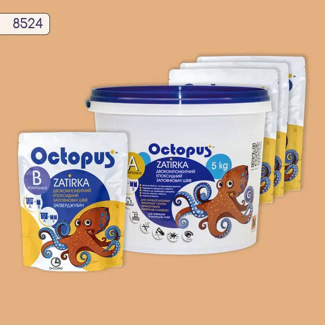 Эпоксидная затирка Octopus Zatirka 5,00 кг цвет 8524 (8524-5) - 233858