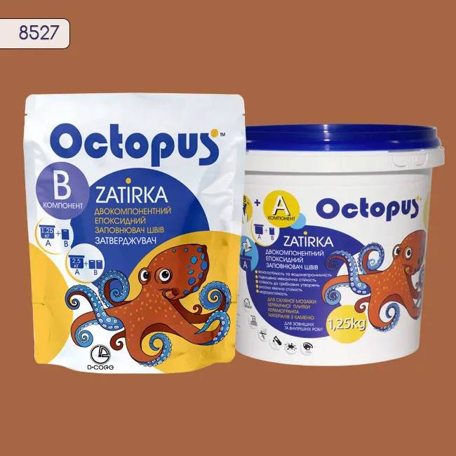 Епоксидна затирка Octopus Zatirka 1,25 кг колір 8527 (8527-1) - 233870