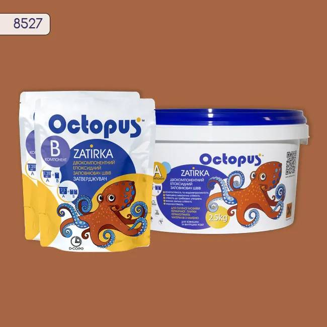 Епоксидна затирка Octopus Zatirka 2,50 кг колір 8527 (8527-2) - 233873