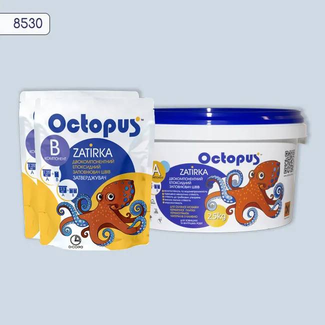 Епоксидна затирка Octopus Zatirka 2,50 кг колір 8530 (8530-2) - 233891