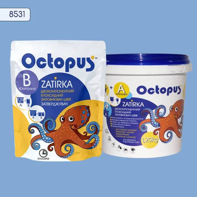 Епоксидна затирка Octopus Zatirka 1,25 кг колір 8531 (8531-1) - 233897