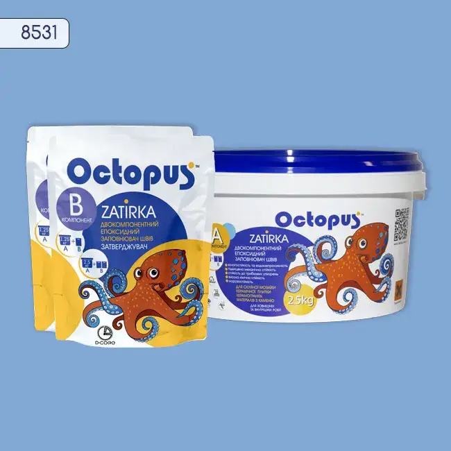 Епоксидна затирка Octopus Zatirka 2,50 кг колір 8531 (8531-2) - 233900