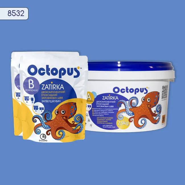 Епоксидна затирка Octopus Zatirka 2,50 кг колір 8532 (8532-2) - 233909
