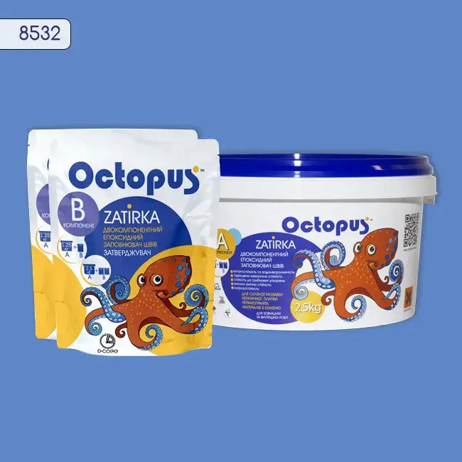 Епоксидна затирка Octopus Zatirka 2,50 кг колір 8532 (8532-2) - 233909