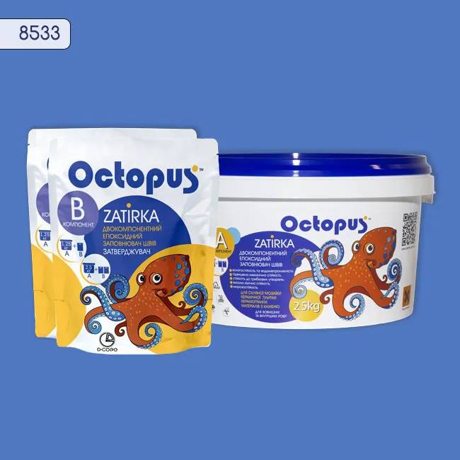 Епоксидна затирка Octopus Zatirka 2,50 кг колір 8533 (8533-2) - 233918