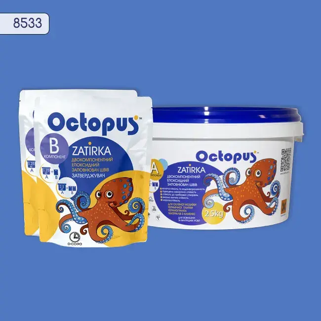 Епоксидна затирка Octopus Zatirka 2,50 кг колір 8533 (8533-2) - 233918