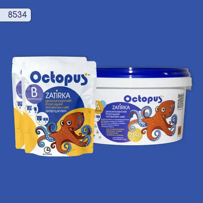 Епоксидна затирка Octopus Zatirka 2,50 кг колір 8534 (8534-2) - 233927