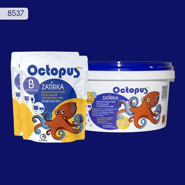 Епоксидна затирка Octopus Zatirka 2,50 кг колір 8537 (8537-2) - 233945