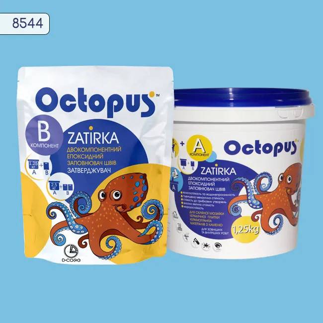 Епоксидна затирка Octopus Zatirka 1,25 кг колір 8544 (8544-1) - 233969