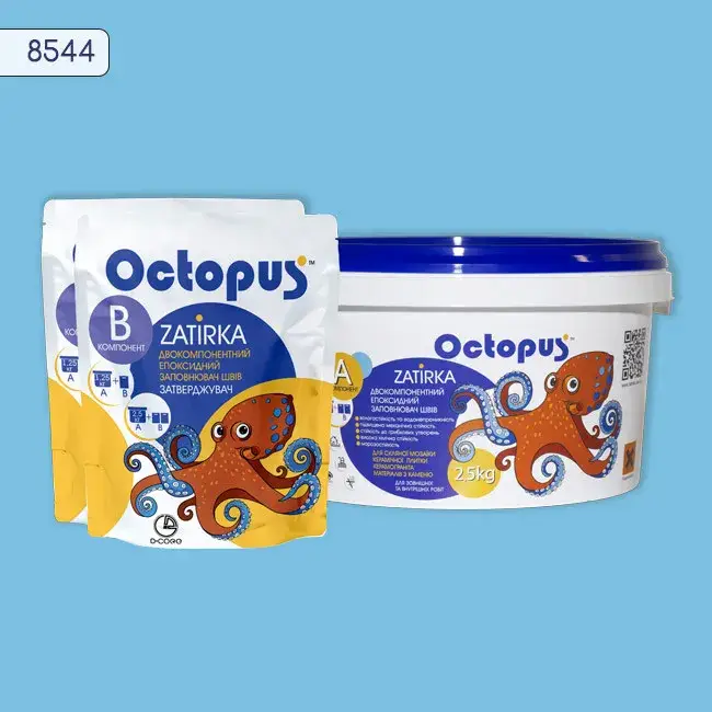 Епоксидна затирка Octopus Zatirka 2,50 кг колір 8544 (8544-2) - 233972