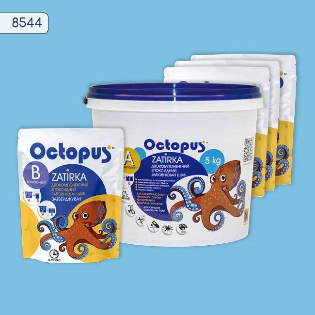 Епоксидна затирка Octopus Zatirka 5,00 кг колір 8544 (8544-5) - 233975