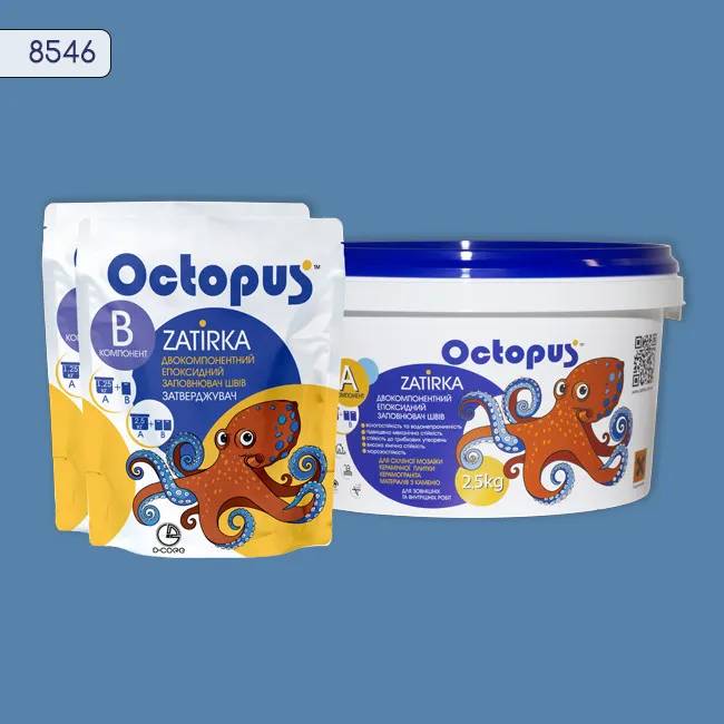 Епоксидна затирка Octopus Zatirka 2,50 кг колір 8546 (8546-2) - 233990
