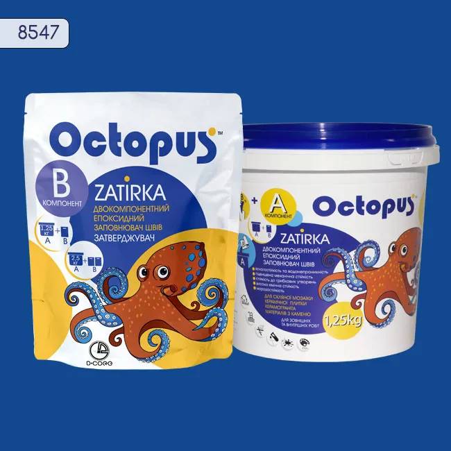 Епоксидна затирка Octopus Zatirka 1,25 кг колір 8547 (8547-1) - 233996