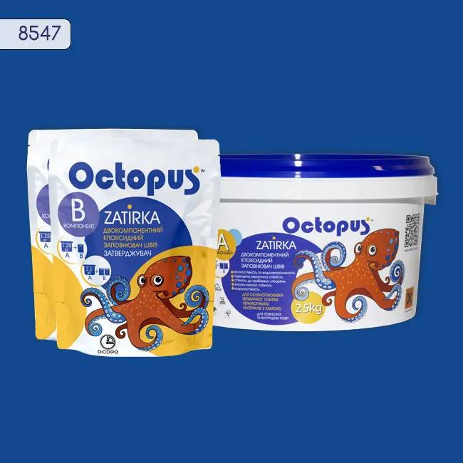 Епоксидна затирка Octopus Zatirka 2,50 кг колір 8547 (8547-2) - 233999