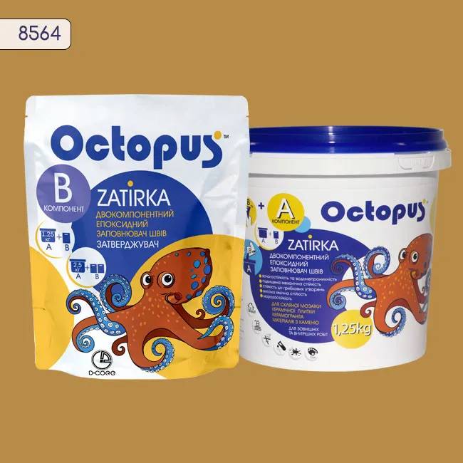 Епоксидна затирка Octopus Zatirka 1,25 кг колір 8564 (8564-1) - 234041