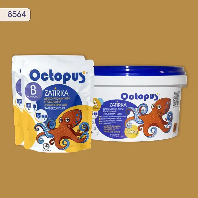 Эпоксидная затирка Octopus Zatirka 2,50 кг цвет 8564 (8564-2) - 234044