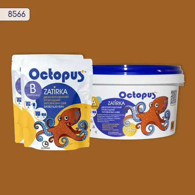 Эпоксидная затирка Octopus Zatirka 2,50 кг цвет 8566 (8566-2) - 234053