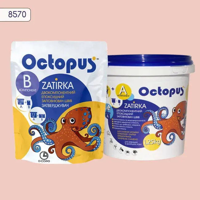 Эпоксидная затирка Octopus Zatirka 1,25 кг цвет 8570 (8570-1) - 234059
