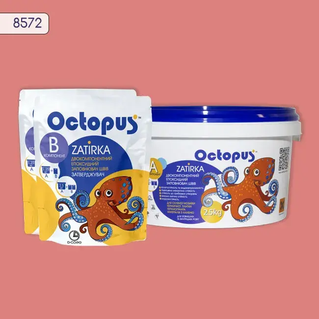 Епоксидна затирка Octopus Zatirka 2,50 кг колір 8572 (8572-2) - 234080