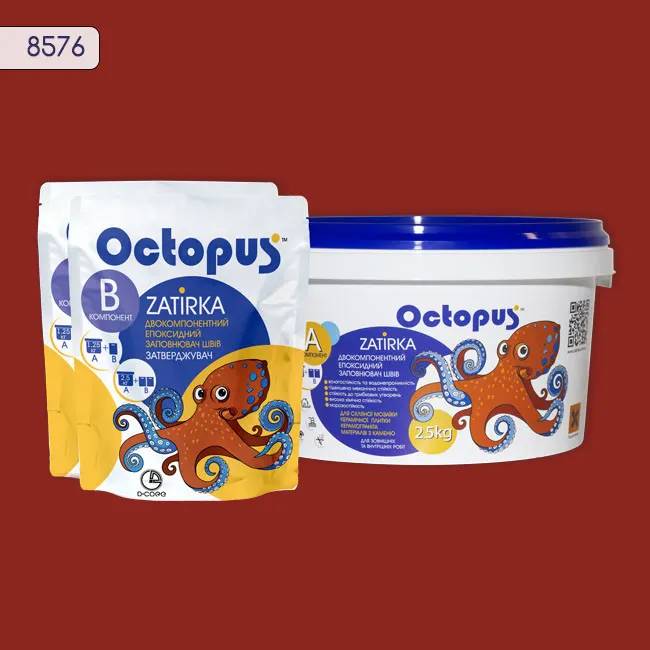Епоксидна затирка Octopus Zatirka 2,50 кг колір 8576 (8576-2) - 234107