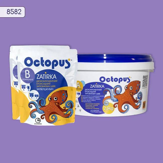 Епоксидна затирка Octopus Zatirka 2,50 кг колір 8582 (8582-2) - 234143