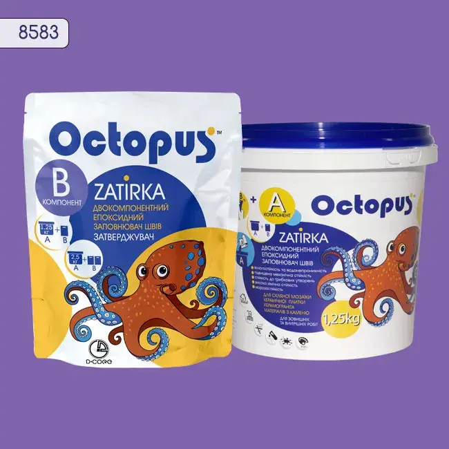 Эпоксидная затирка Octopus Zatirka 1,25 кг цвет 8583 (8583-1) - 234149