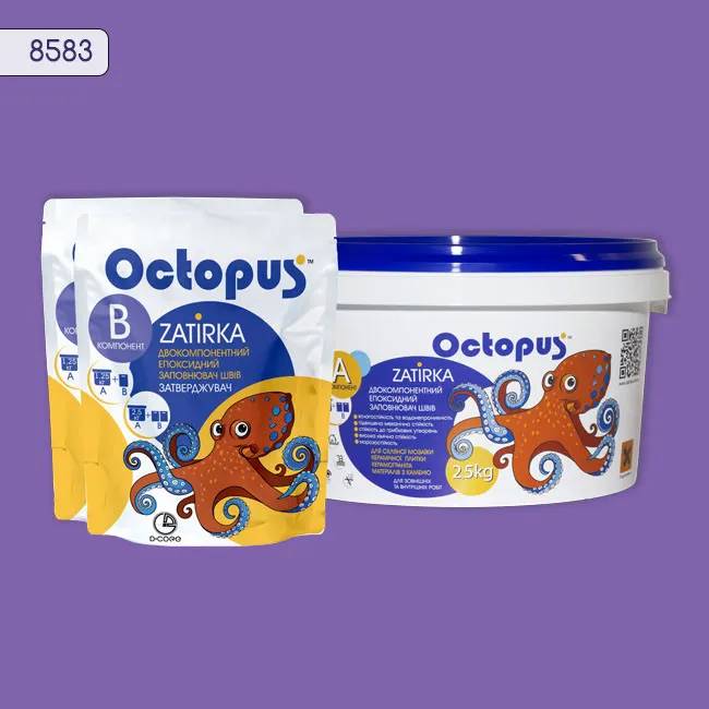 Епоксидна затирка Octopus Zatirka 2,50 кг колір 8583 (8583-2) - 234152