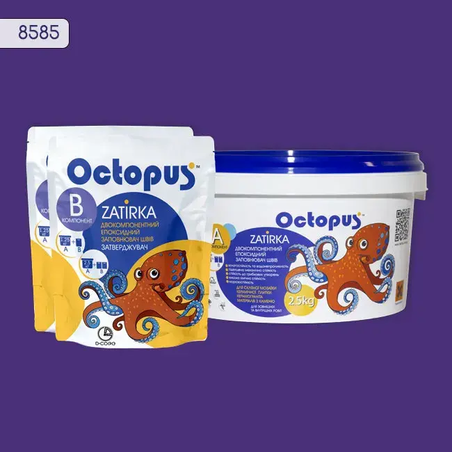 Эпоксидная затирка Octopus Zatirka 2,50 кг цвет 8585 (8585-2) - 234161
