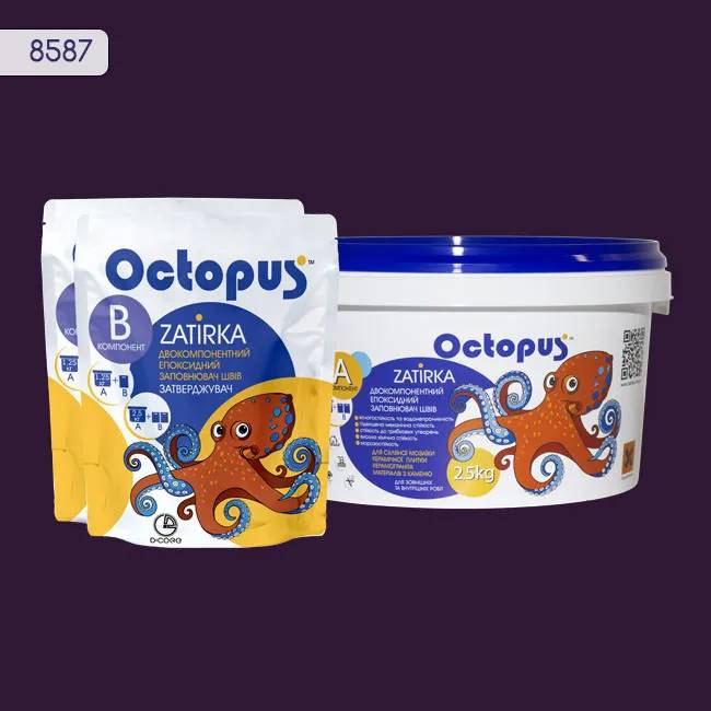 Епоксидна затирка Octopus Zatirka 2,50 кг колір 8587 (8587-2) - 234170