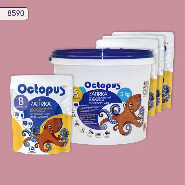 Епоксидна затирка Octopus Zatirka 5,00 кг колір 8590 (8590-5) - 234182