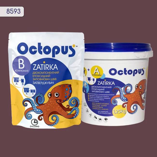 Епоксидна затирка Octopus Zatirka 1,25 кг колір 8593 (8593-1) - 234203